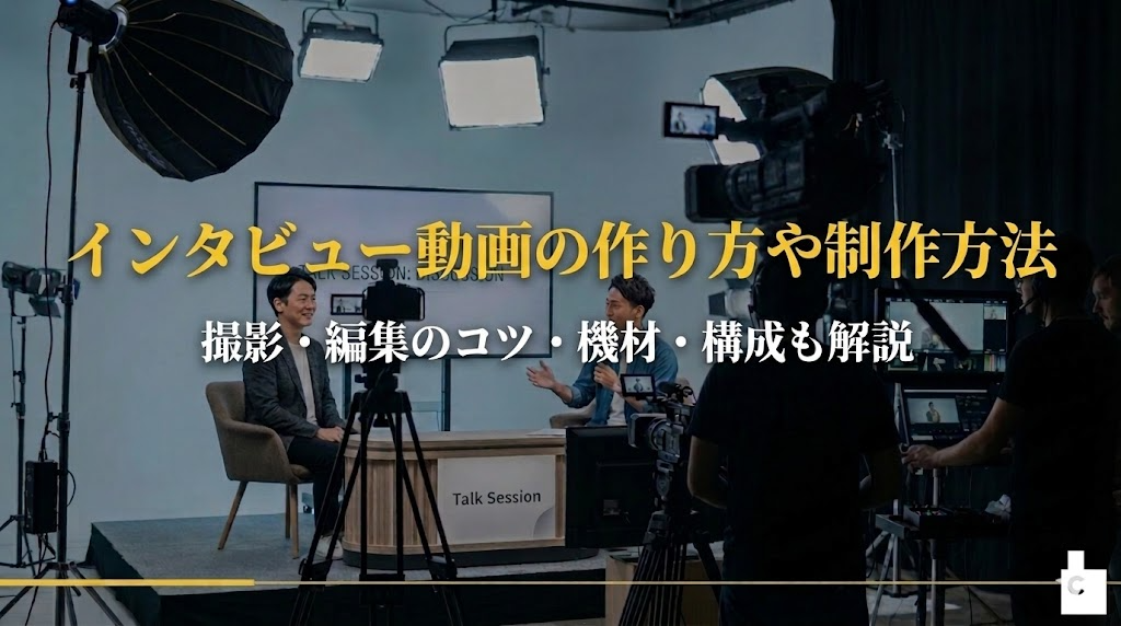 インタビュー動画の作り方や制作方法～撮影・編集のコツ・機材・構成を解説