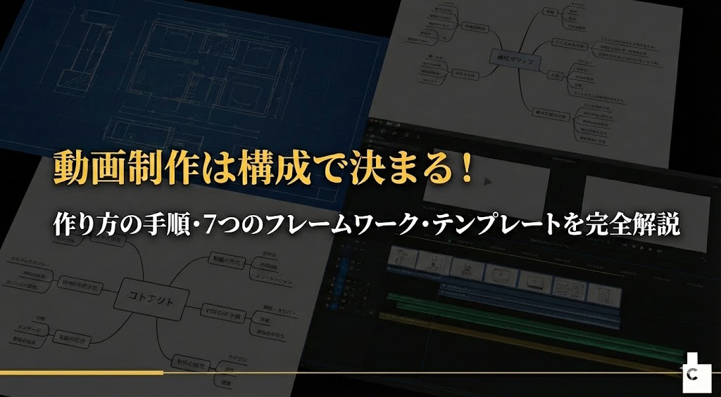 動画制作の構成の解説ページのトップ画像